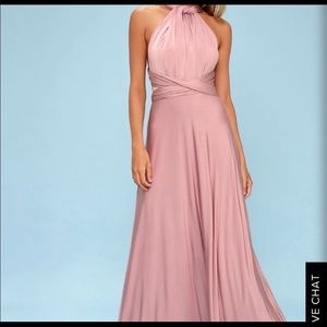 Lulus convertible maxi dress